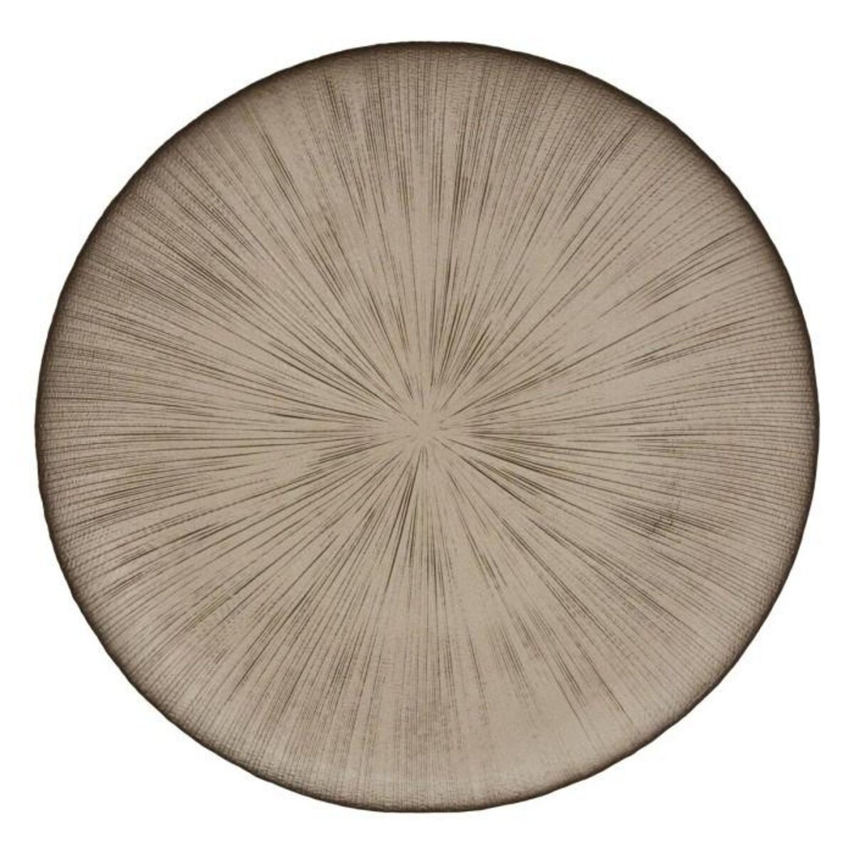 SECRET DE GOURMET Lot de 6 Assiettes de Présentation  Gloria  33cm Champagne