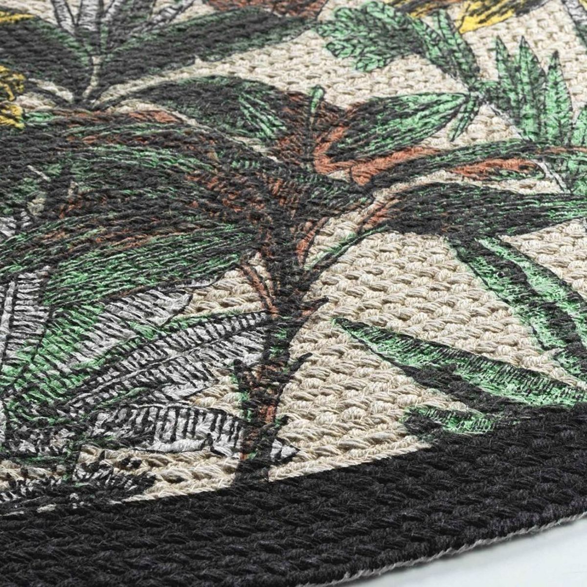 Douceur d'Intérieur Tapis rond 120 cm Balinesia polycoton