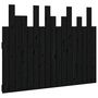 Voir la diapositive 2 : VIDAXL Tete de lit murale Noir 108x3x80 cm Bois massif de pin