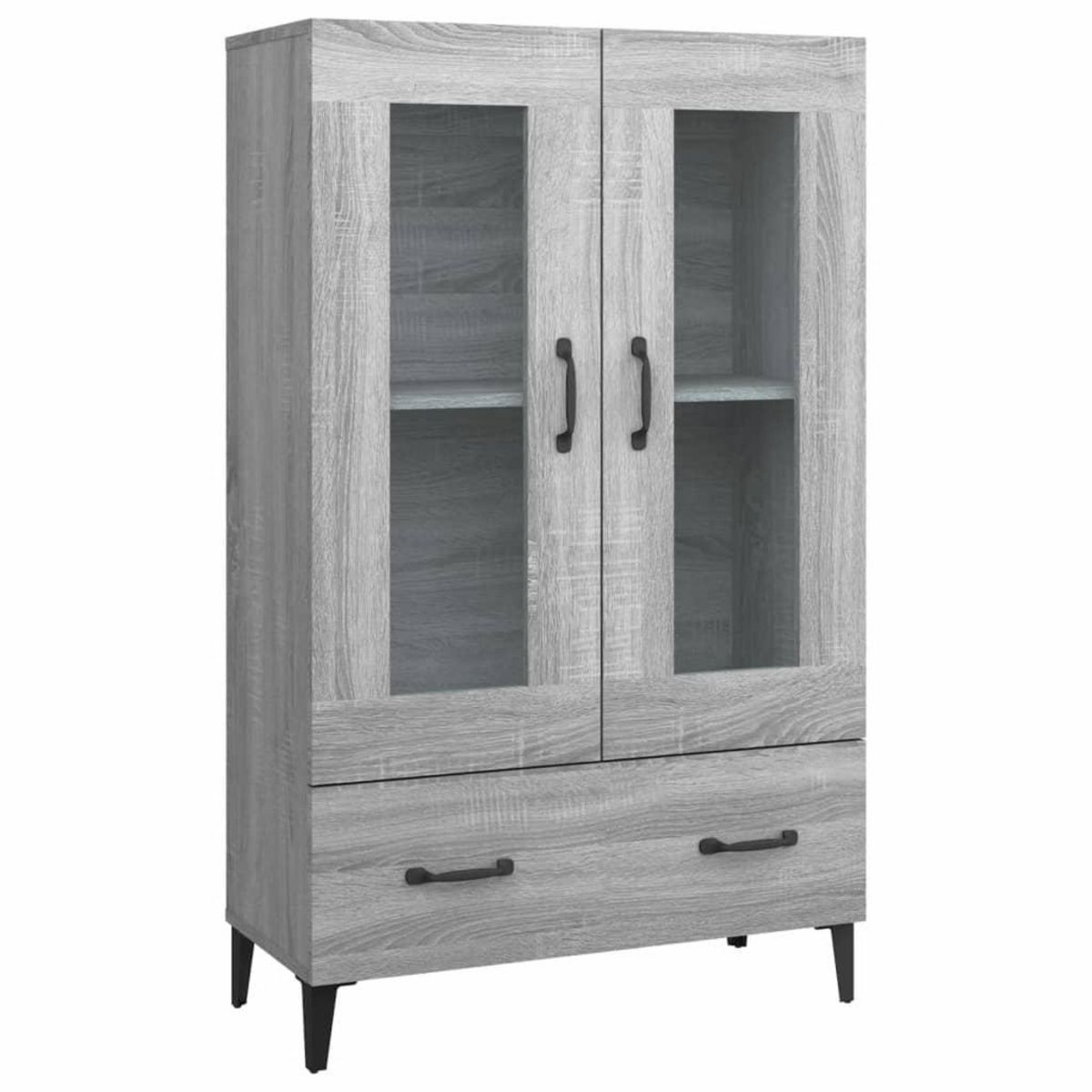 VIDAXL Buffet Sonoma gris 70x31x115 cm Bois d'ingenierie