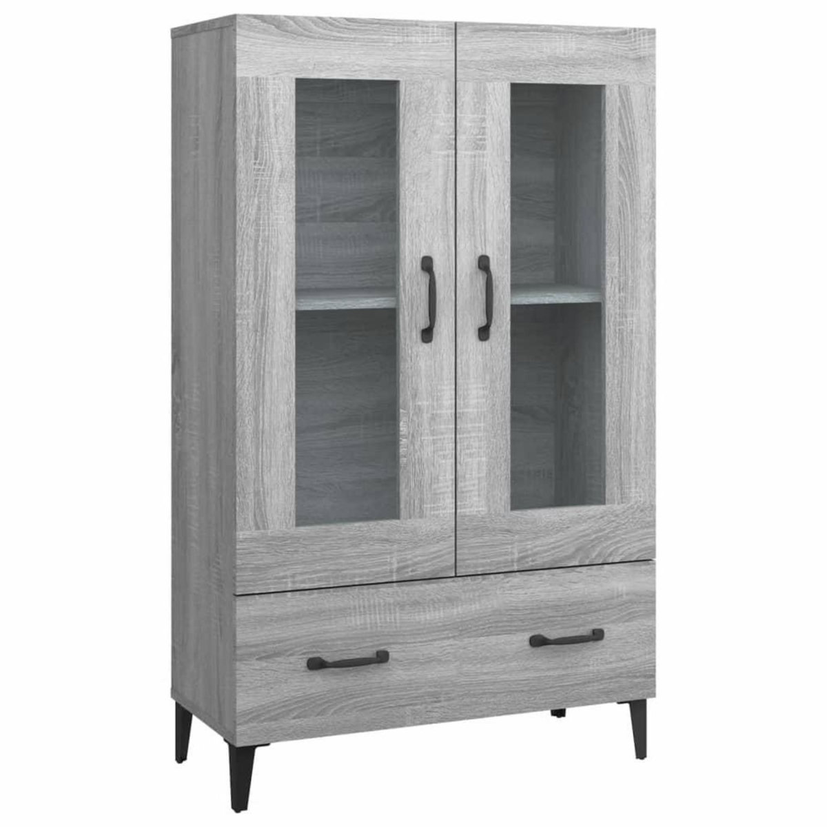 VIDAXL Buffet Sonoma gris 70x31x115 cm Bois d'ingenierie