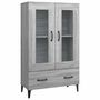 Voir la diapositive 2 : VIDAXL Buffet Sonoma gris 70x31x115 cm Bois d'ingenierie