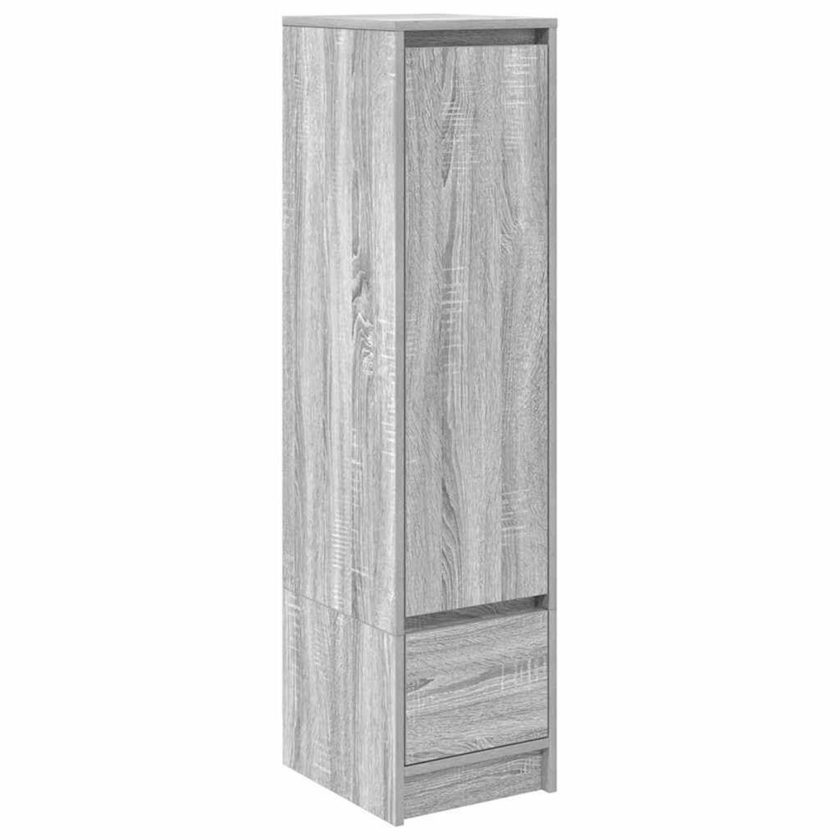 VIDAXL Buffet haut sonoma gris 29,5x34x119,5 cm bois d'ingenierie