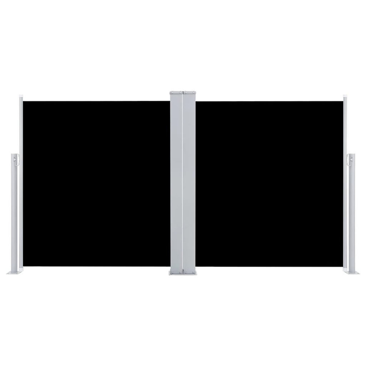 VIDAXL Auvent lateral retractable Noir 100 x 600 cm
