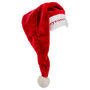 Voir la diapositive 1 : FEERIC LIGHT & CHRISTMAS Chapeau de Noël Long  Brodé  65cm Rouge