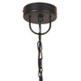 Voir la diapositive 5 : VIDAXL Lampe suspendue industrielle vintage 25 W Noir Rond 41 cm E27