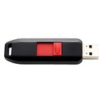 La clef Ã  Marques Clé USB Intenso Business Line 64 Go noir et rouge