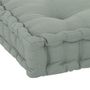 Voir la diapositive 3 : ATMOSPHERA Coussin de Sol  Dorian  40x40cm Vert Céladon