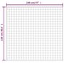 Voir la diapositive 6 : VIDAXL Couverture lestee Creme clair 220x240 cm 15 kg Tissu