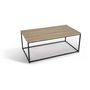 Voir la diapositive 1 : Table basse plateau bois HOUSTON