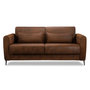 Voir la diapositive 5 : LISA DESIGN Allan - canapé 3 places convertible express couchage quotidien 140 cm matelas 12 cm en microfibre