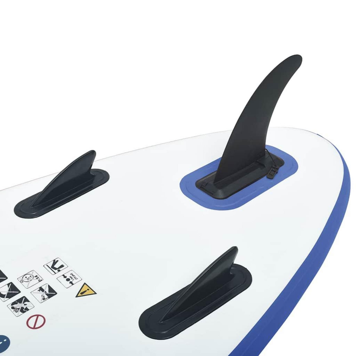 VIDAXL Ensemble de planches SUP gonflables Bleu et blanc
