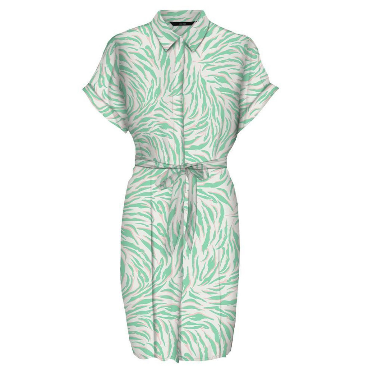 Vero Moda Robe Vert/Beige Femme Vero Moda Easy Joy 10302043