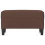Voir la diapositive 3 : VIDAXL Banc Marron 70x35x41 cm Similicuir