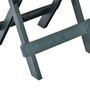 Voir la diapositive 5 : VIDAXL Table pliable de jardin vert 45x43x50 cm plastique