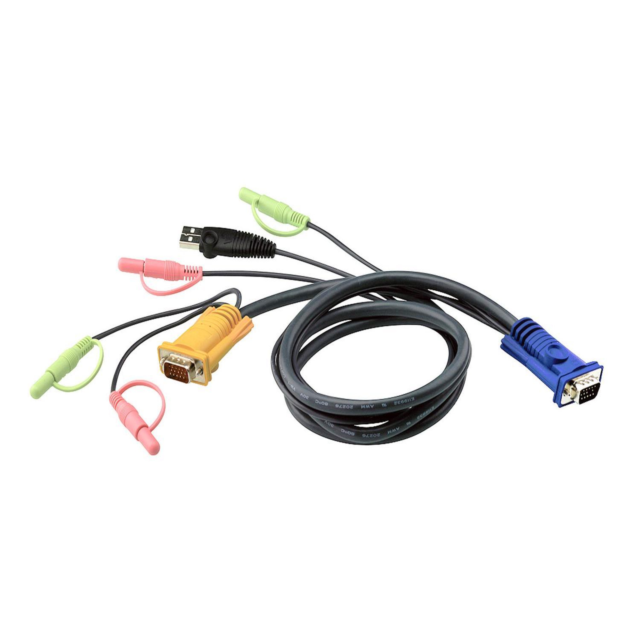 Aten Aten câble kvm usb 1,8m avec sphd 3 en 1 et audio