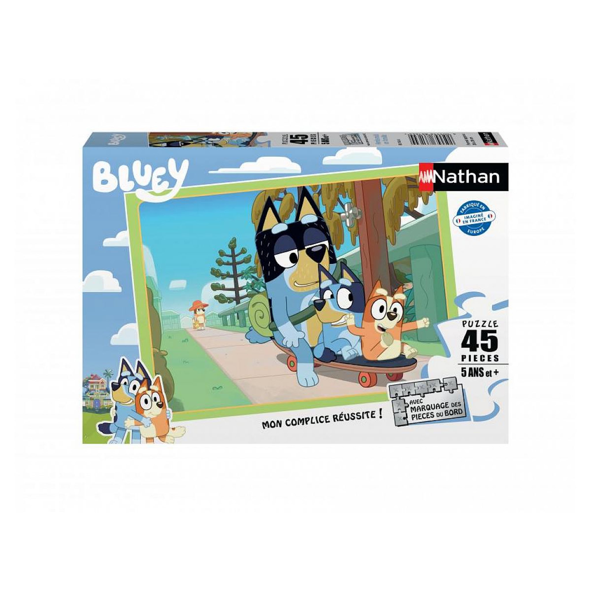 Nathan Puzzle 45 p - apres-midi en famille /  bluey