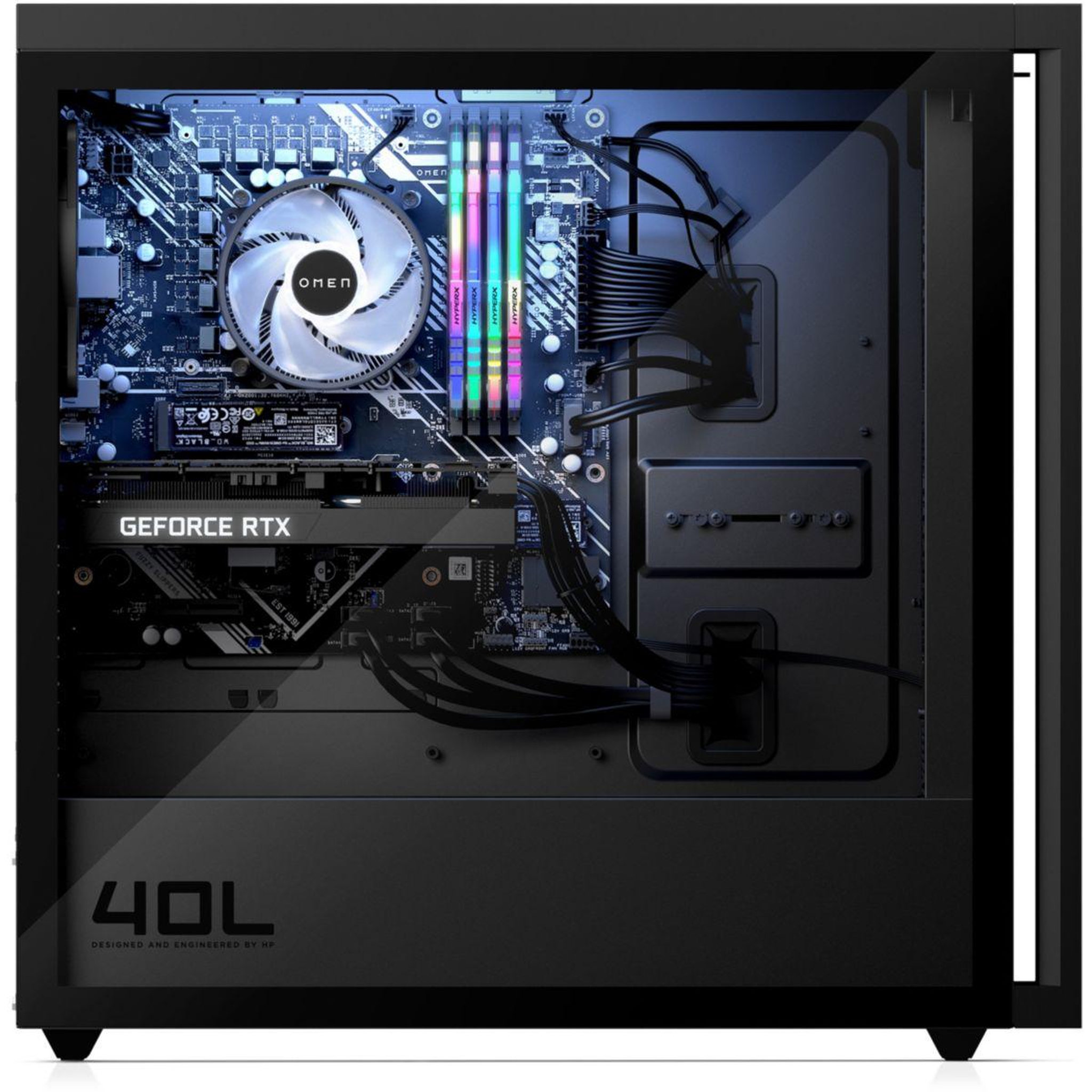 Voir la diapositive 5 : HP PC Gamer OMEN 40L GT21-2162nf Water cooling