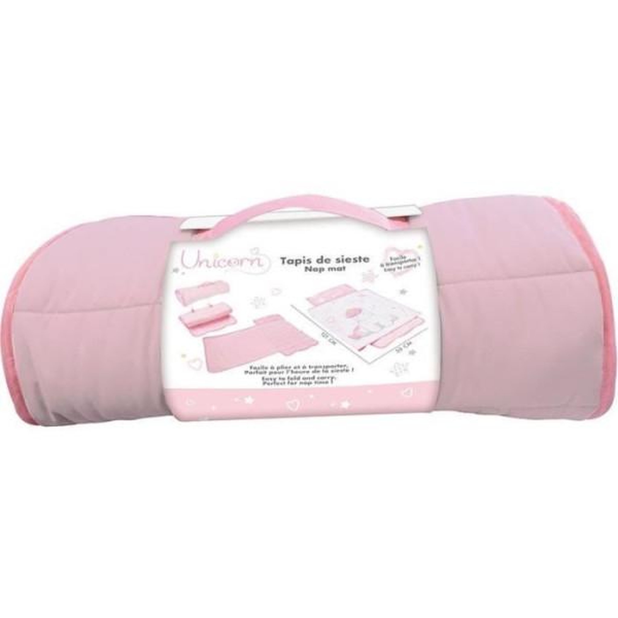 Fun House Tapis de Sieste/Sac de Couchage pour enfant - FUN HOUSE - Licorne - L.55 x P.121 cm
