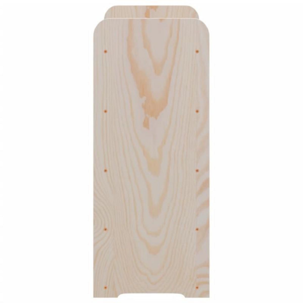 VIDAXL Casier à vin et panneau supérieur 67,5x25x60 cm bois pin massif