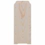 Voir la diapositive 6 : VIDAXL Casier à vin et panneau supérieur 67,5x25x60 cm bois pin massif