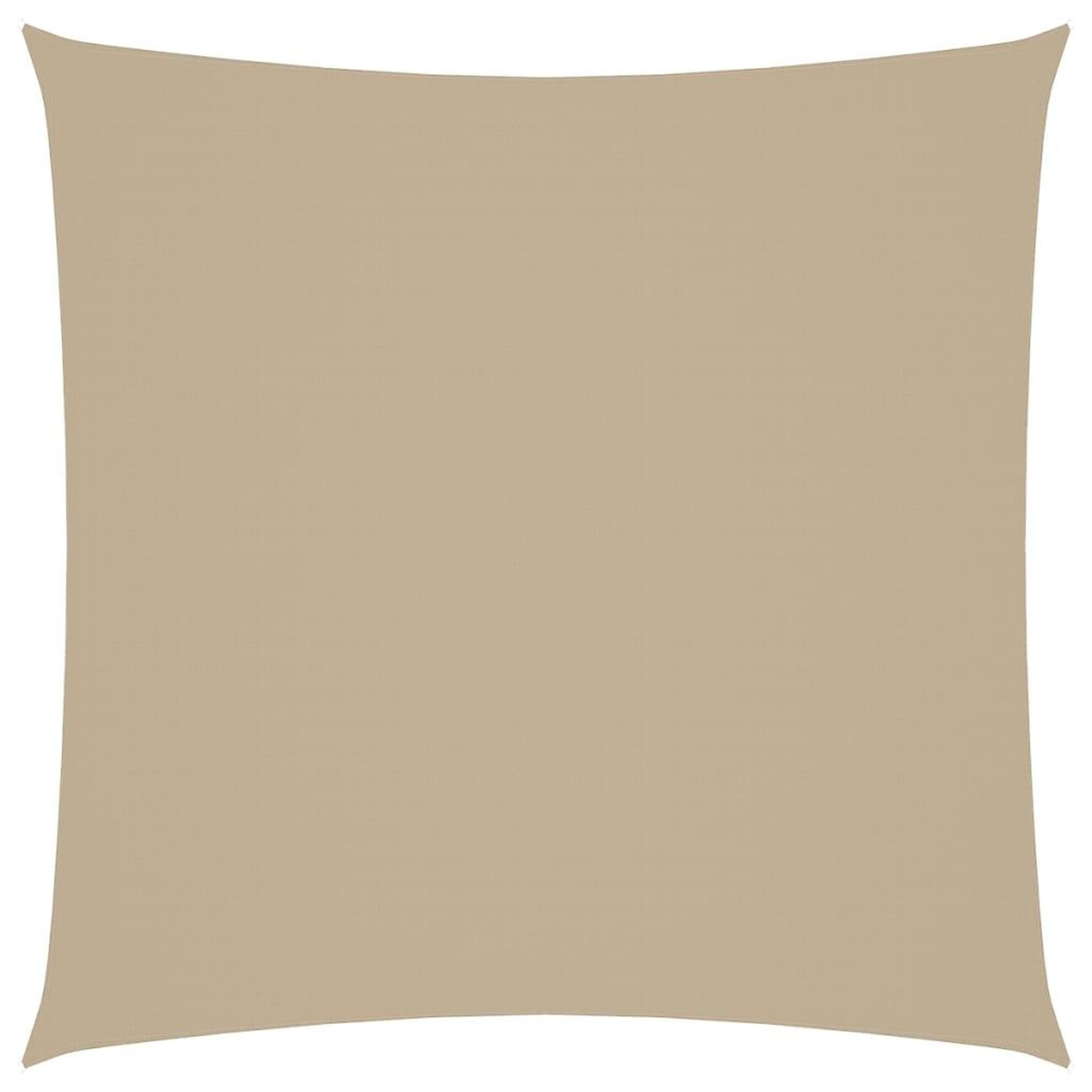 Voir la diapositive 2 : VIDAXL Voile de parasol tissu oxford carre 6x6 m beige