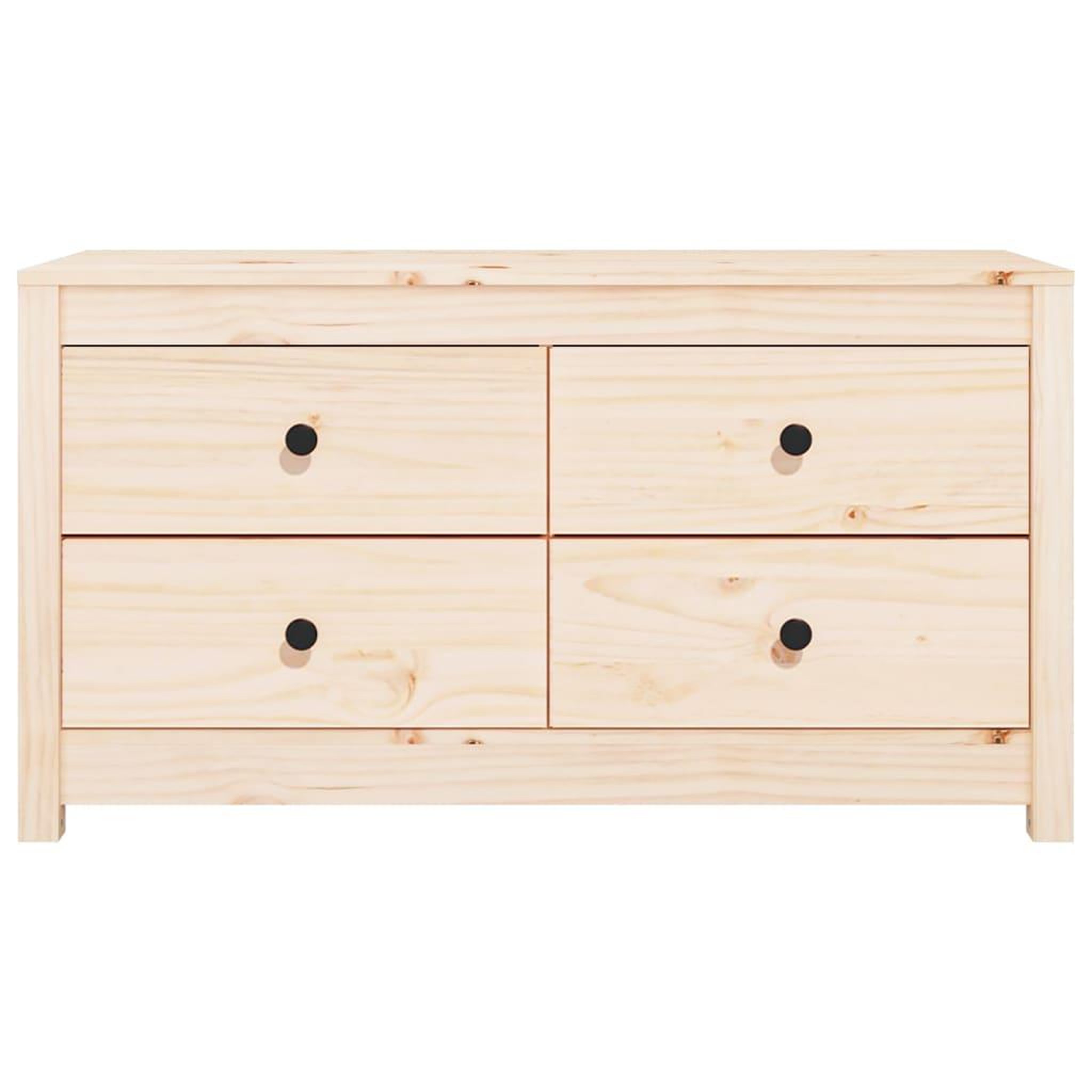 Voir la diapositive 4 : VIDAXL Armoire laterale 100x40x54 cm Bois de pin massif