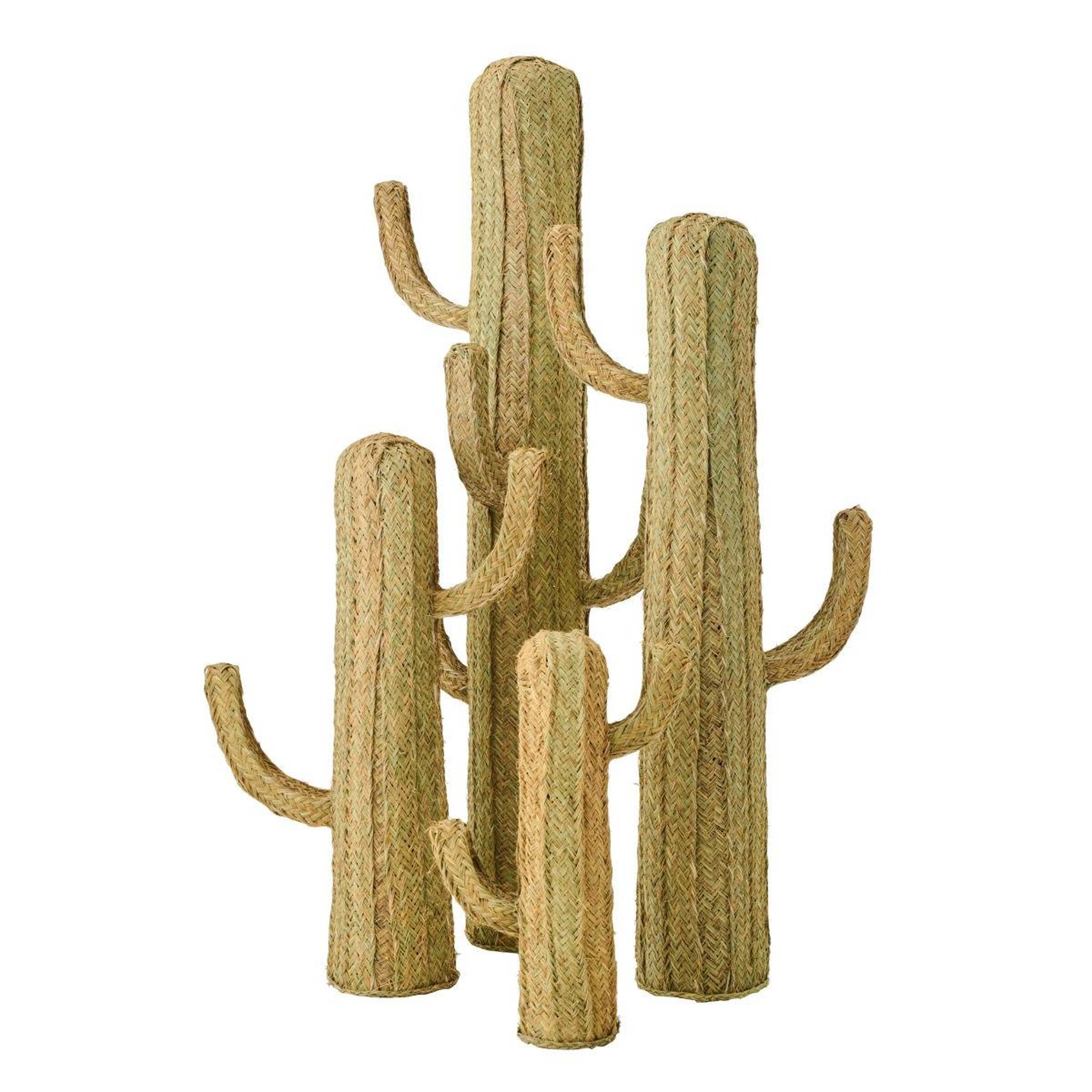 Voir la diapositive 3 : J-LINE Cactus déco herbe  afrique  145cm naturel
