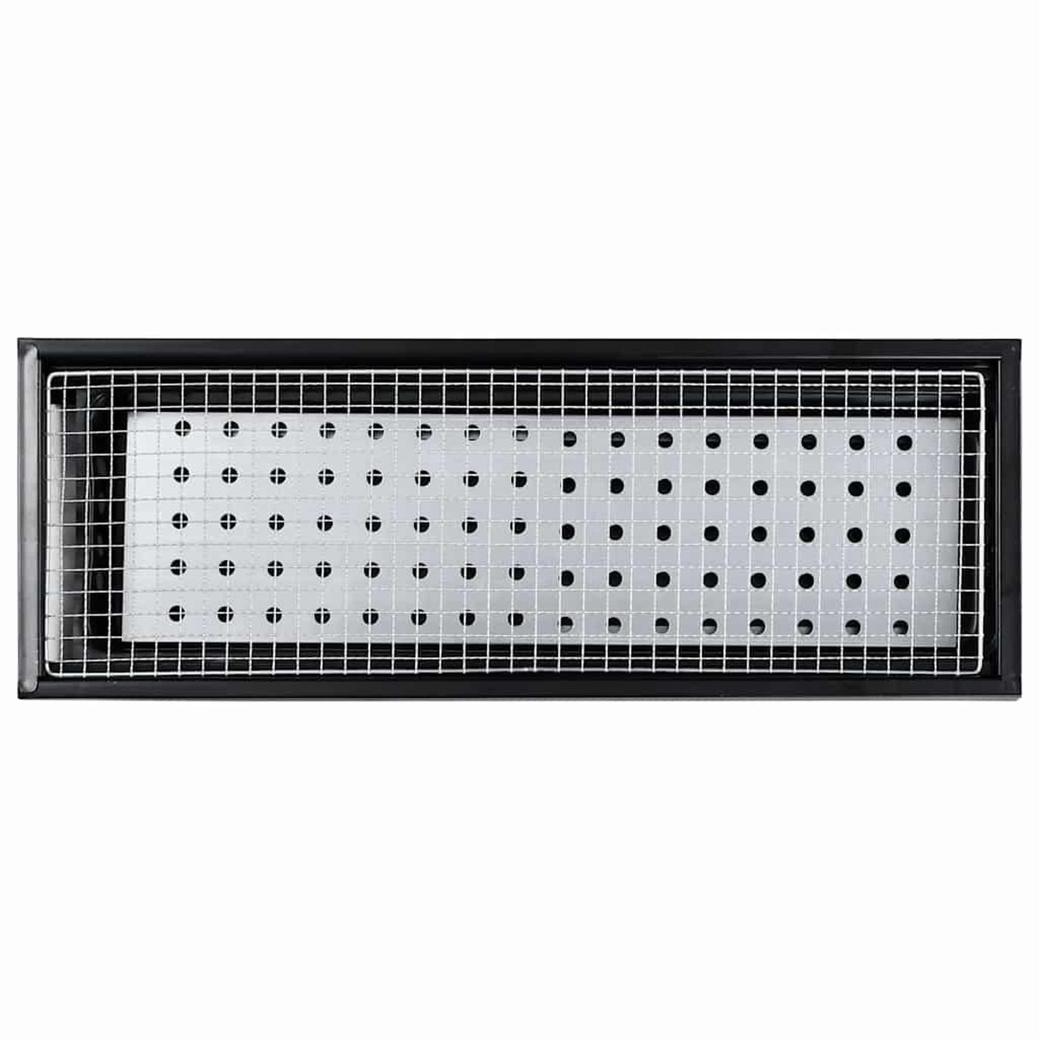 Voir la diapositive 5 : VIDAXL Barbecue portable de camping inoxydable 60x22,5x33 cm