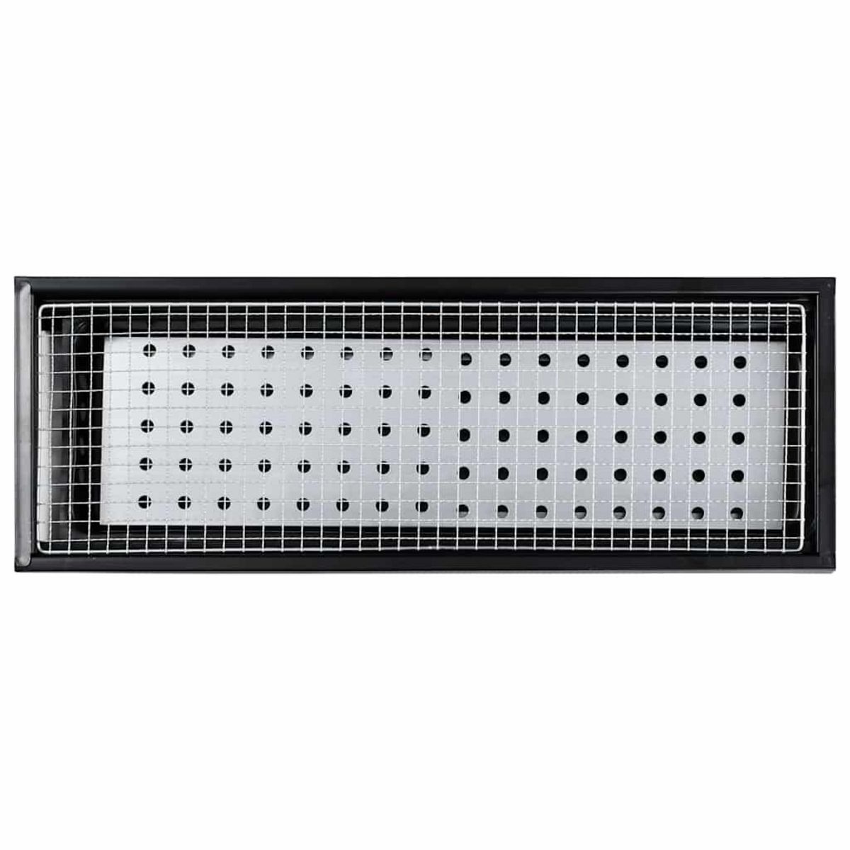 VIDAXL Barbecue portable de camping inoxydable 60x22,5x33 cm