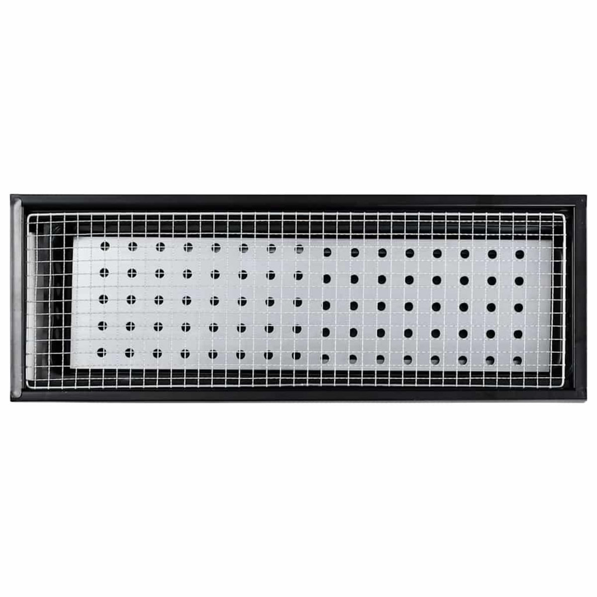 VIDAXL Barbecue portable de camping inoxydable 60x22,5x33 cm