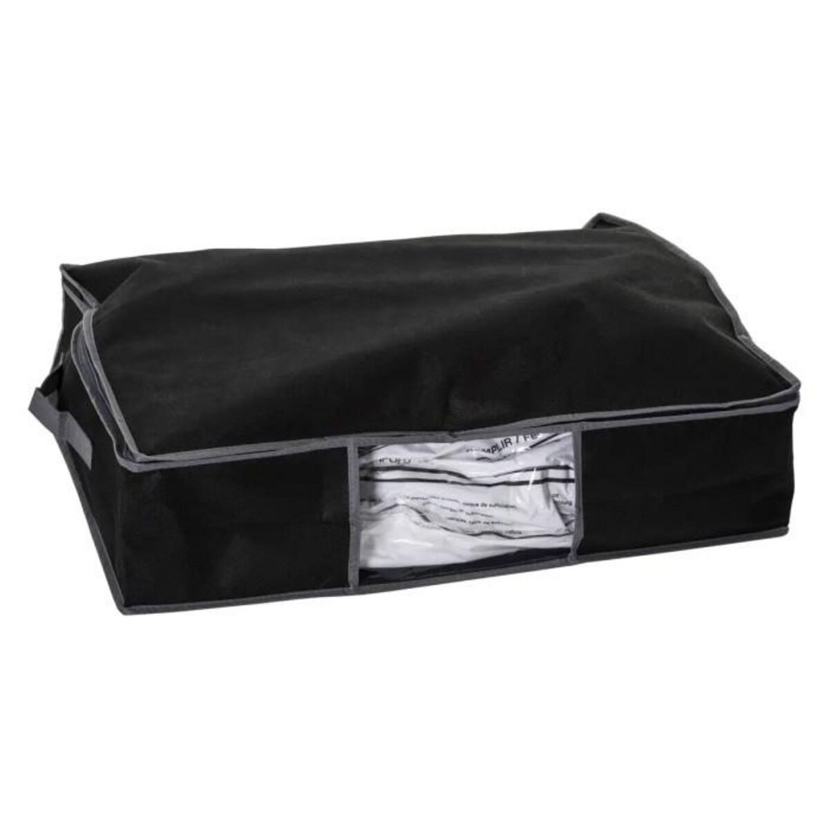 FIVE Housse de Rangement Sous Vide  Liseret  60cm Noir