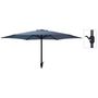 Voir la diapositive 2 : ProGarden ProGarden Parasol de jardin Monica 270 cm bleu fonce