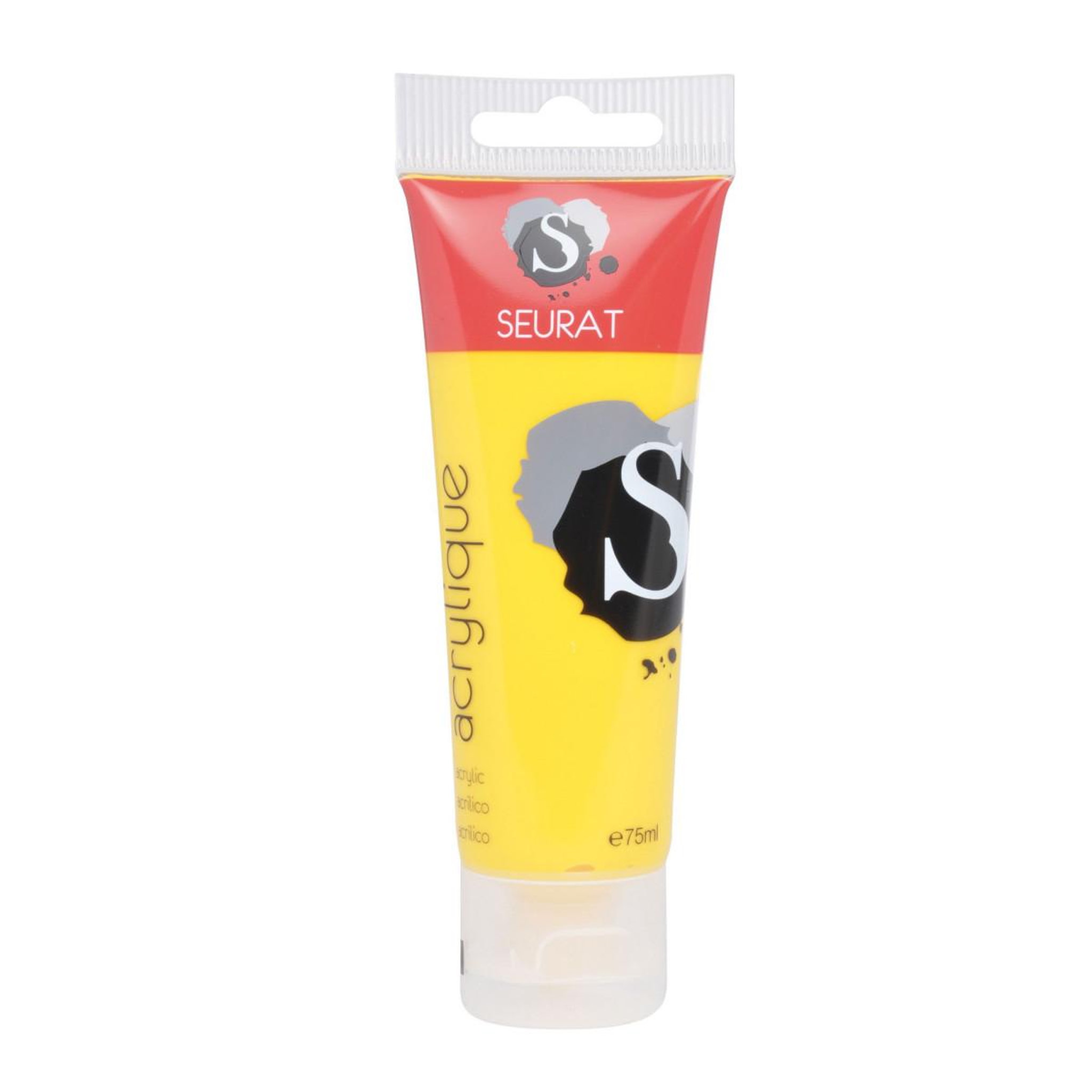 HOMEA Tube de Peinture Acrylique  Matisse  75ml Jaune Moyen