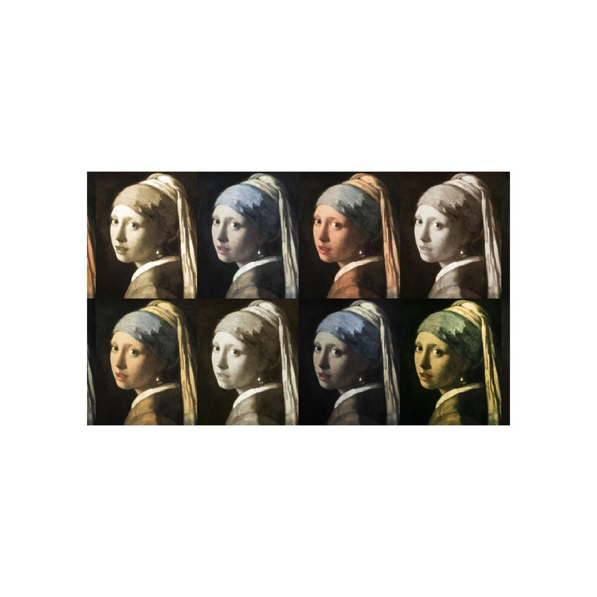 Voir la diapositive 2 : Paris Prix Papier peint  girl with a pearl earring pop art ii  450x270cm