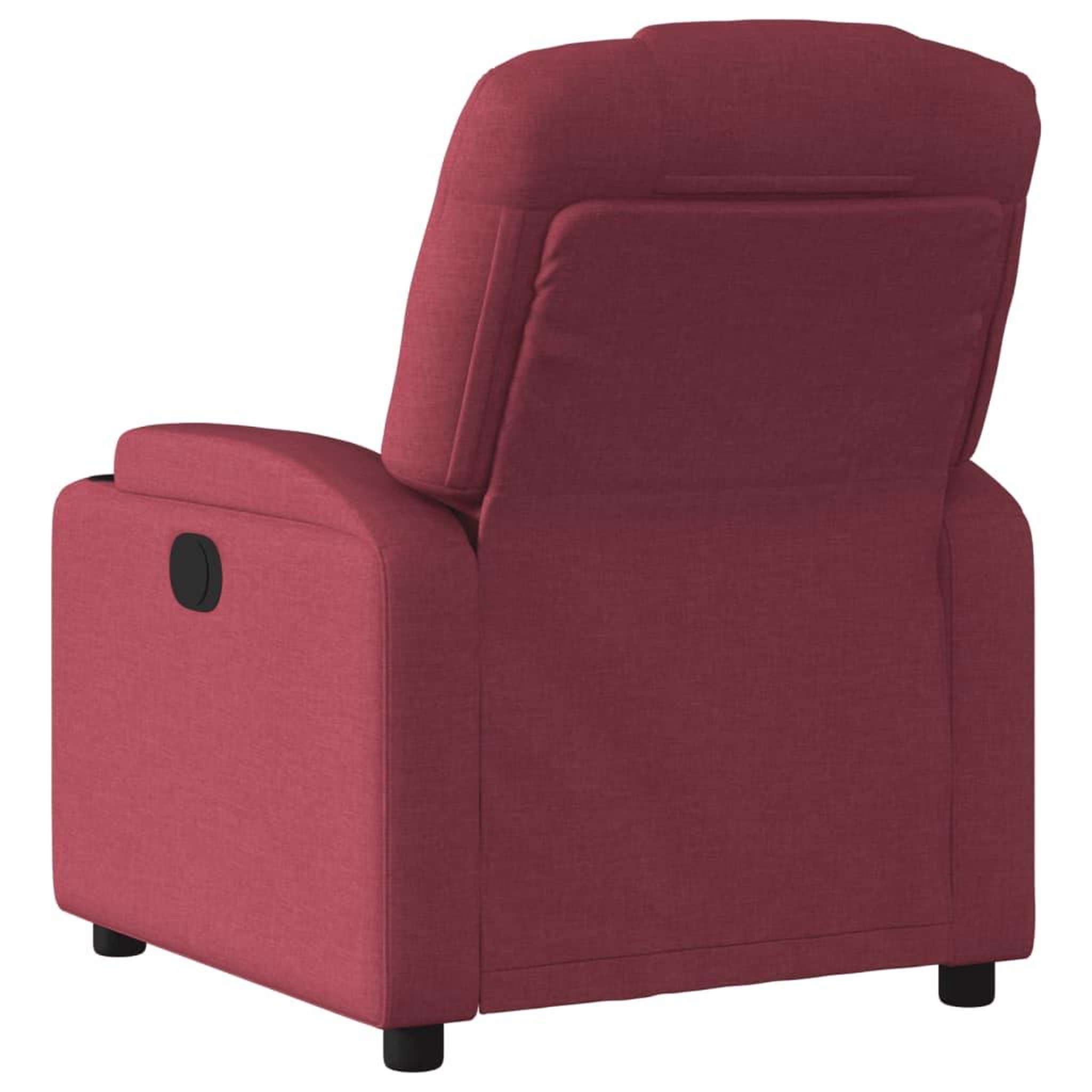 Voir la diapositive 5 : VIDAXL Fauteuil inclinable electrique Rouge bordeaux Tissu