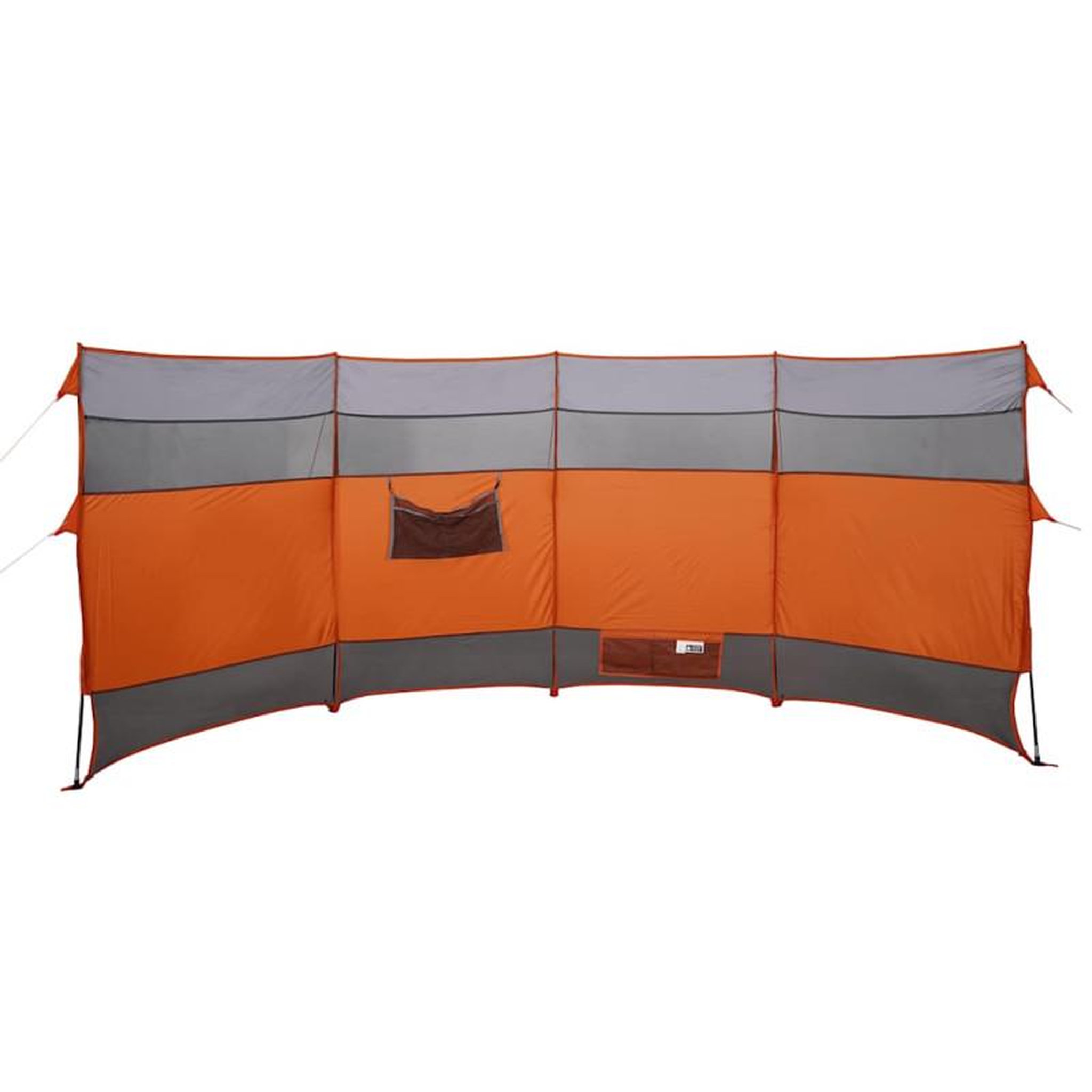 Voir la diapositive 4 : VIDAXL Brise vent de camping orange 366x152x152 cm imperméable