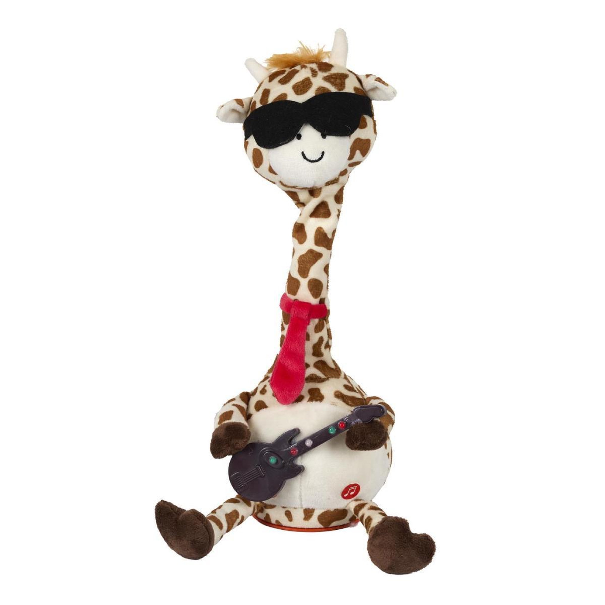 Jeux 2 momes Girafe Dansante  Musicale  34cm Marron