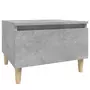 VIDAXL Table d'appoint Gris beton 50x46x35 cm Bois d'ingenierie
