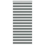 VIDAXL Store zebre gris fonce largeur du tissu 95,9 cm polyester