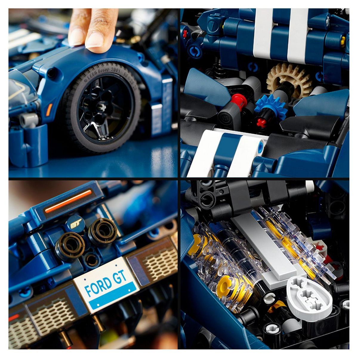 LEGO Technic 42154 - Ford GT 2022 Maquette de Voiture pour Adultes à Construire, Échelle 1:12 avec Caractéristiques Authentiques, Set de Collection Avancé