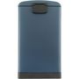 Voir la diapositive 5 : ESSENTIEL B Poubelle manuelle rectangulaire 30L à pédale bleue
