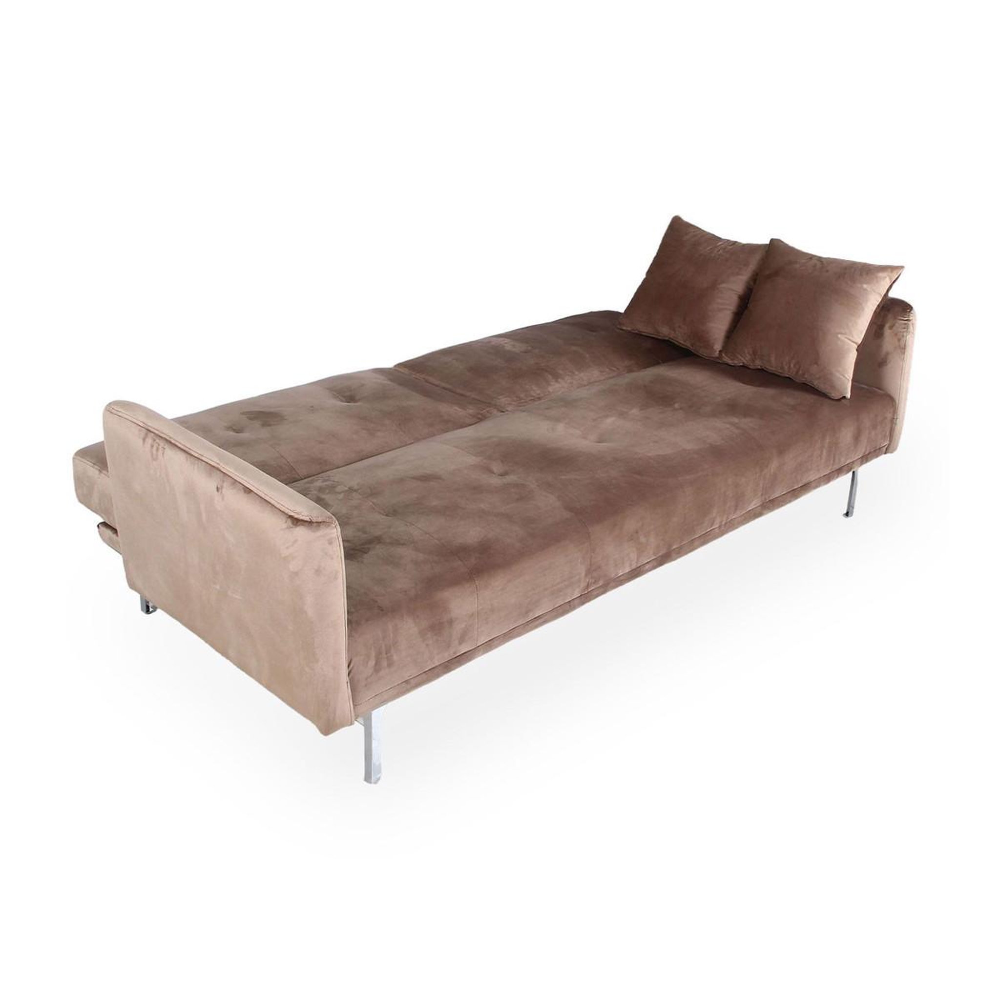 Voir la diapositive 3 : Paris Prix Canapé convertible 3 places  lacla  191cm taupe