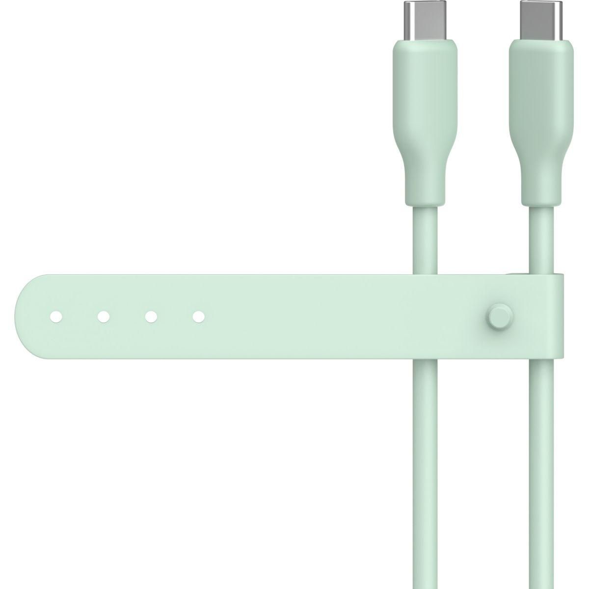 ESSENTIEL B Câble de charge vers USB-C silicone 2M Vert