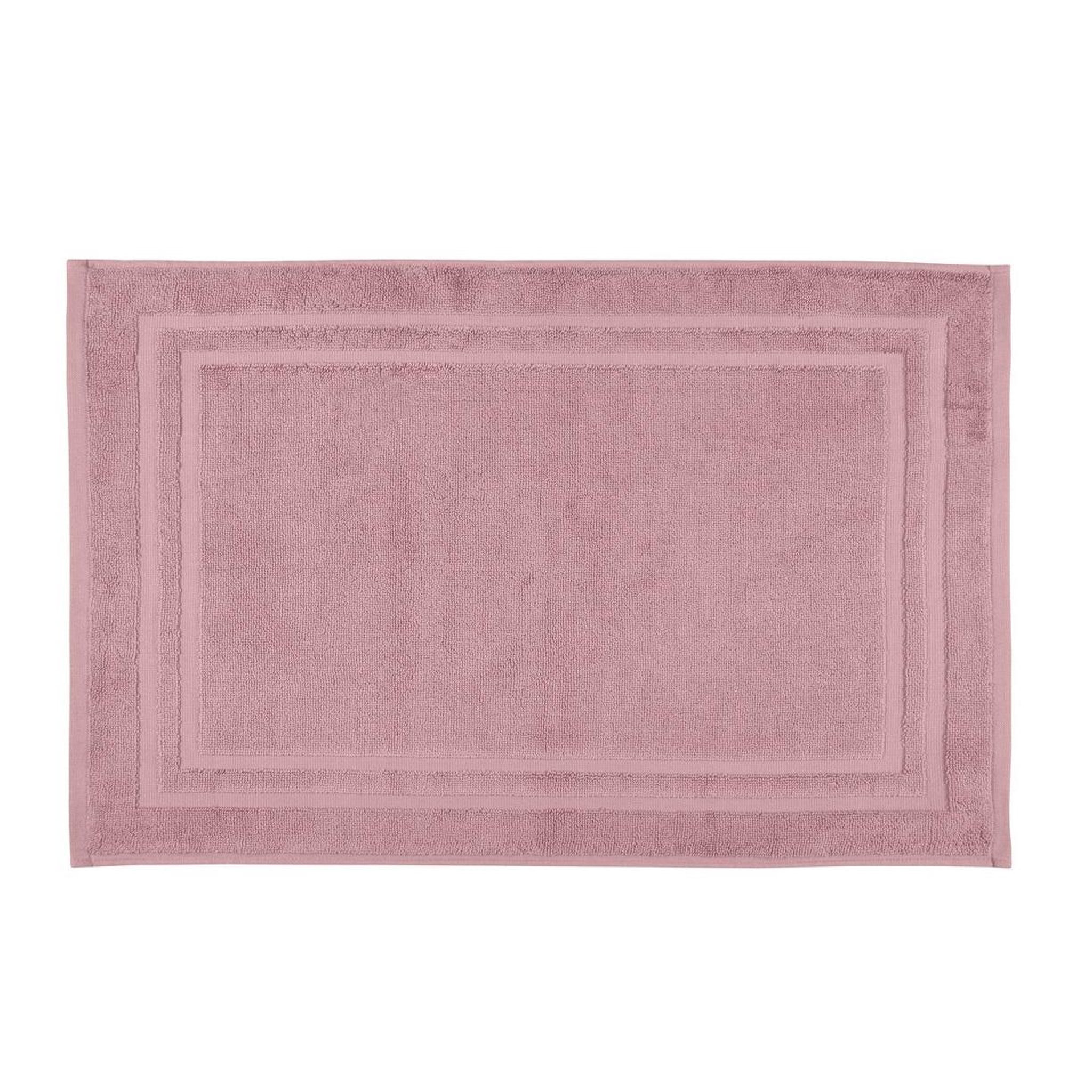 Voir la diapositive 1 : Eden Tapis de bain en coton lilas design et moderne