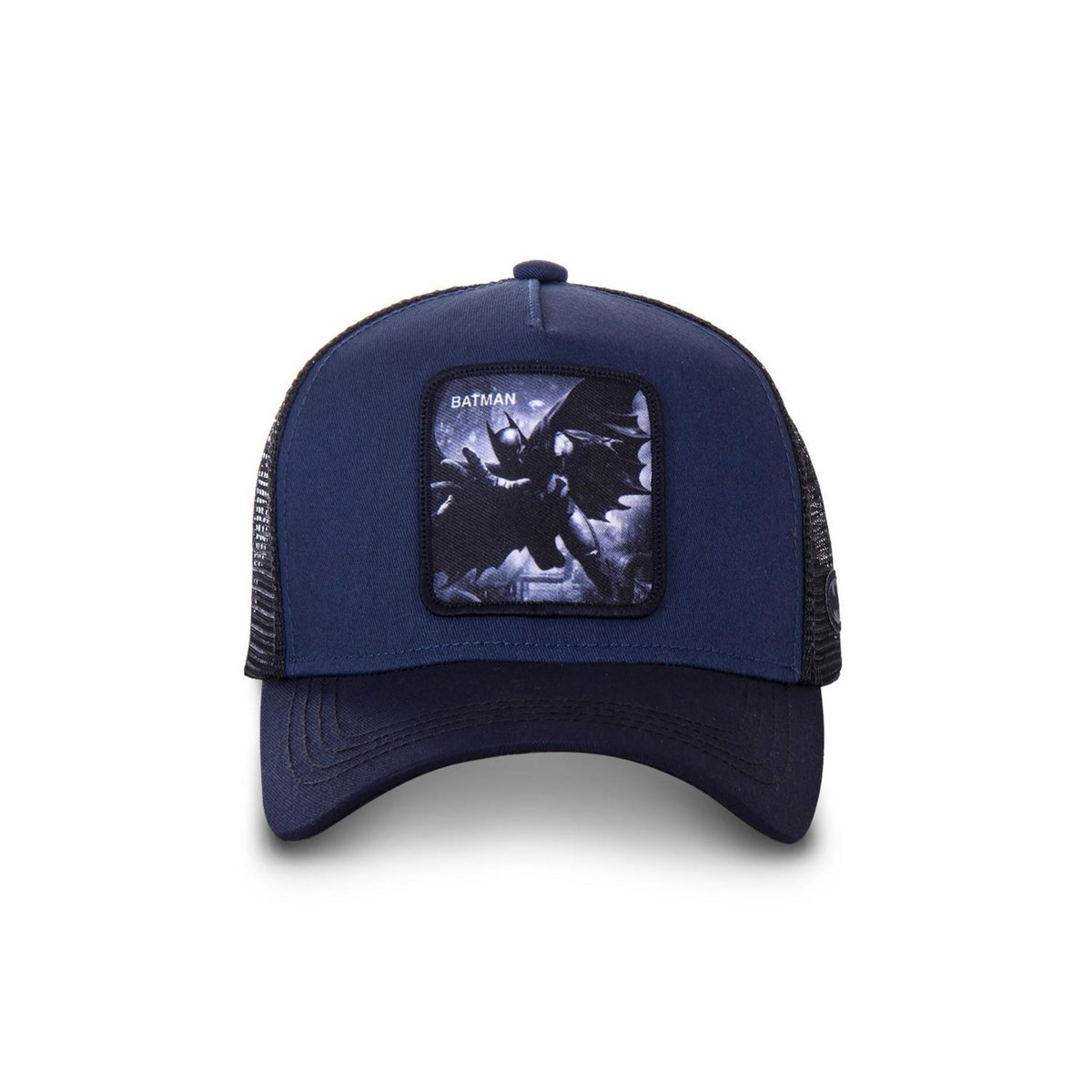 CAPSLAB Casquette trucker DC Comics Batman Bleu Marine