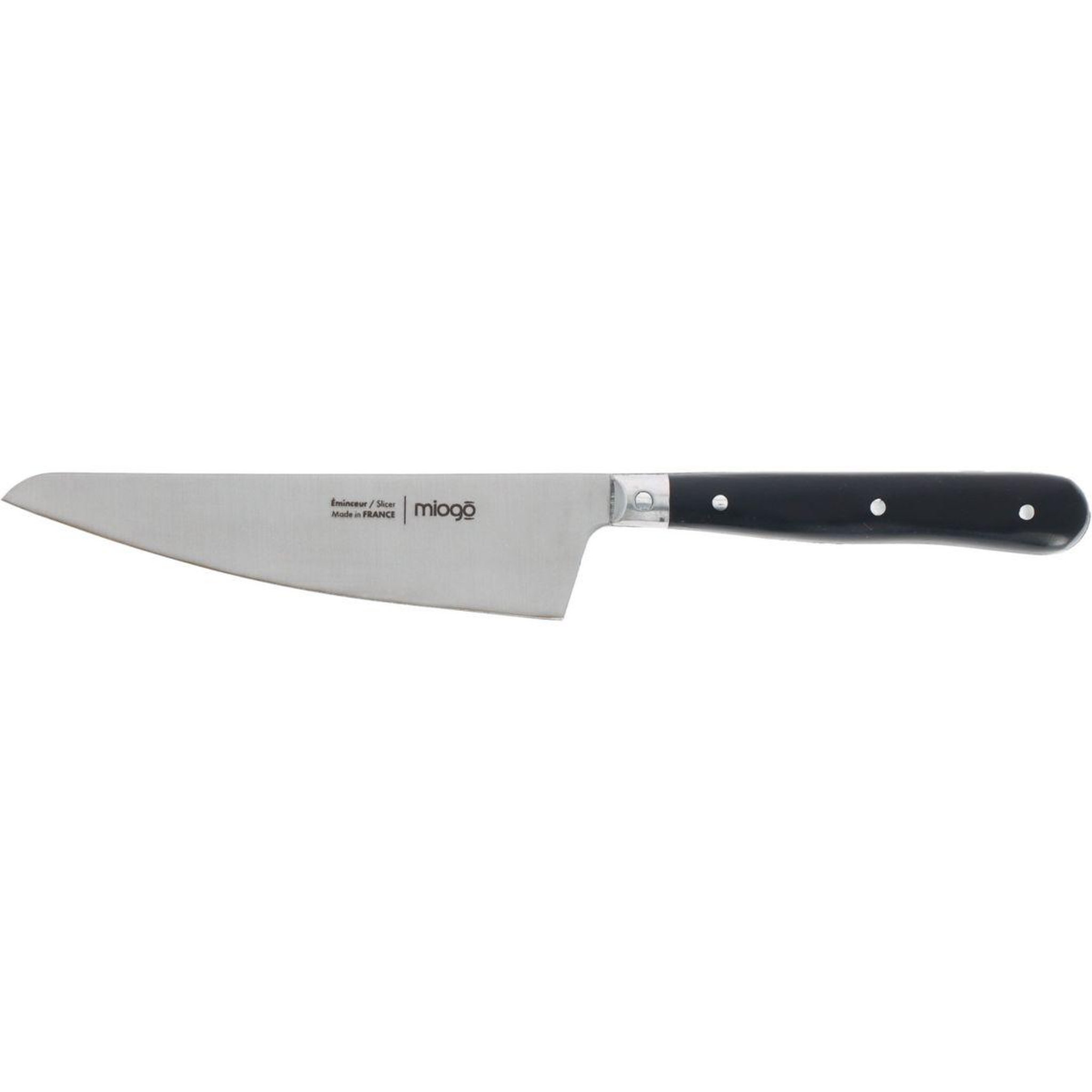 Voir la diapositive 1 : MIOGO Couteau eminceur 12.5 cm pleine soie