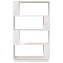 Voir la diapositive 5 : VIDAXL Bibliotheque/Separateur de piece Blanc 80x25x132 cm Pin massif