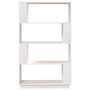 Voir la diapositive 5 : VIDAXL Bibliotheque/Separateur de piece Blanc 80x25x132 cm Pin massif