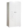 BABY PRICE Armoire chambre bébé 2 portes TEDDY